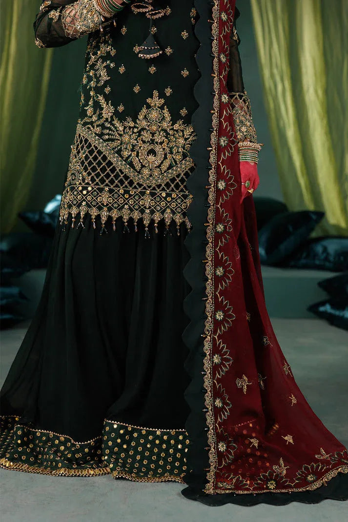 Saad Shaikh | Panache Luxury Chiffon 25 | D-03 - Aqsa Fabrics