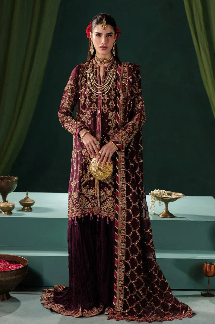 Saad Shaikh | Panache Luxury Chiffon 25 | D-06 - Aqsa Fabrics