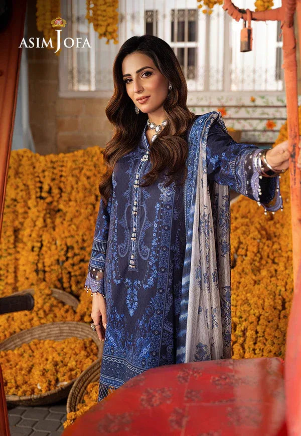 Asim Jofa | Aira Summer Prints | AJAR-09 - Aqsa Fabrics