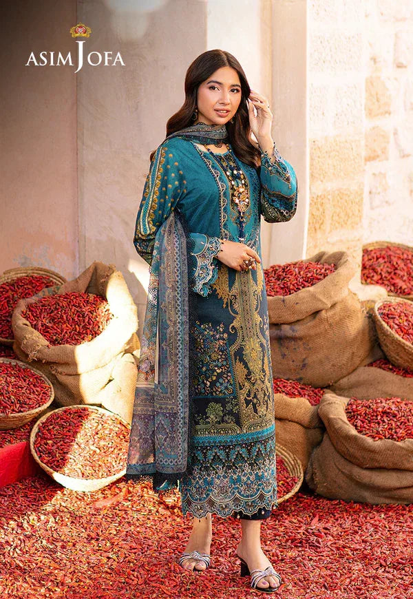 Asim Jofa | Aira Summer Prints | AJAR 22 - Aqsa Fabrics