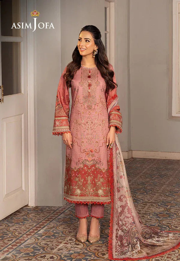 Asim Jofa | Aira Summer Prints | AJAR 08 - Aqsa Fabrics