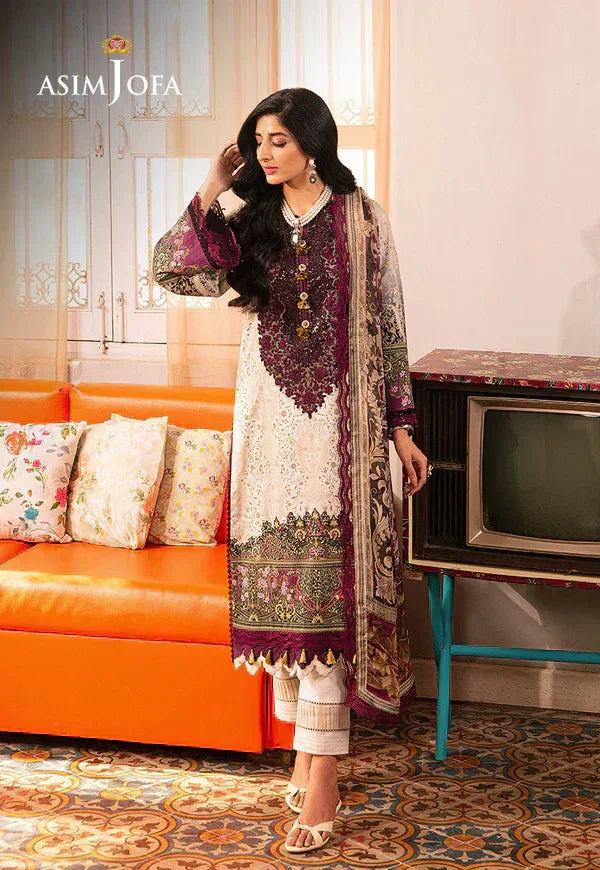 Asim Jofa | Aira Summer Prints | AJAR 21 - Aqsa Fabrics