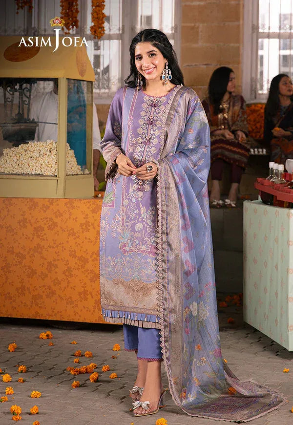 Asim Jofa | Aira Summer Prints | AJAR 05 - Aqsa Fabrics