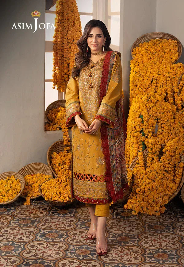 Asim Jofa | Aira Summer Prints | AJAR-28 - Aqsa Fabrics