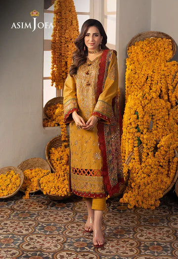 Asim Jofa | Aira Summer Prints | AJAR-28 - Aqsa Fabrics