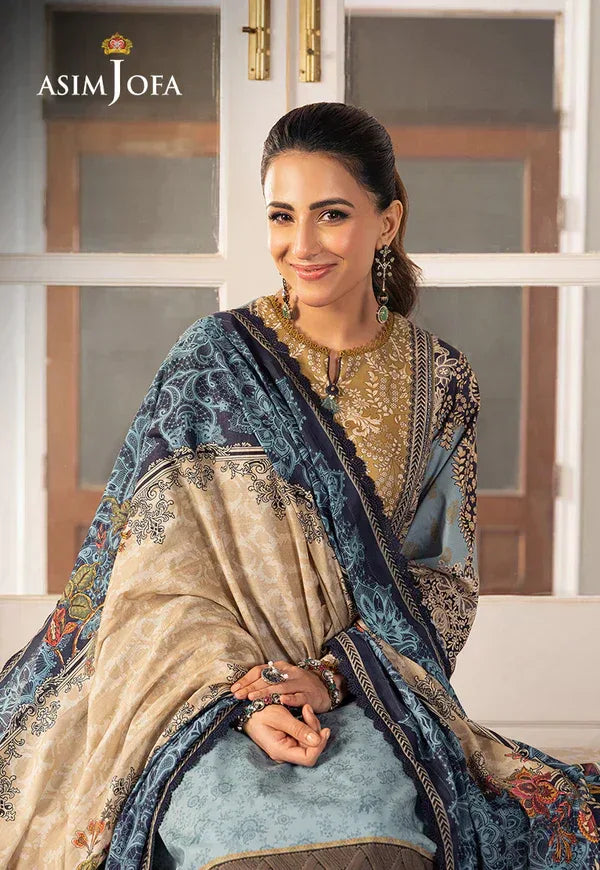 Asim Jofa | Aira Summer Prints | AJAR-27 - Aqsa Fabrics