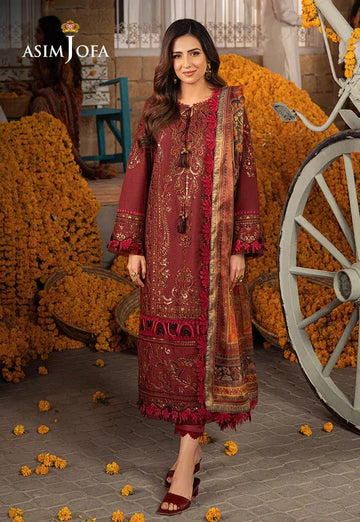 Asim Jofa | Aira Summer Prints | AJAR-29 - Aqsa Fabrics