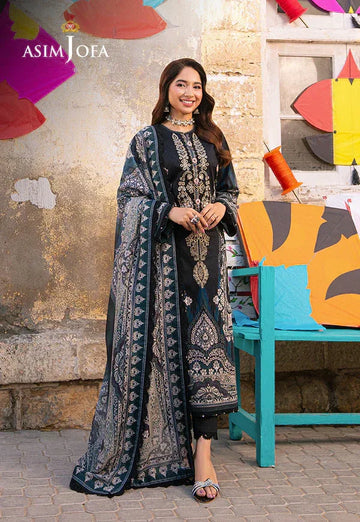 Asim Jofa | Aira Summer Prints | AJAR 10 - Aqsa Fabrics
