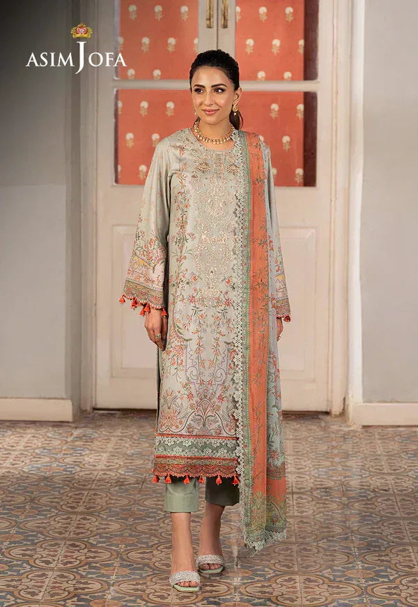 Asim Jofa | Aira Summer Prints | AJAR 02 - Aqsa Fabrics