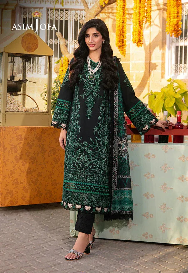 Asim Jofa | Aira Summer Prints | AJAR-32 - Aqsa Fabrics