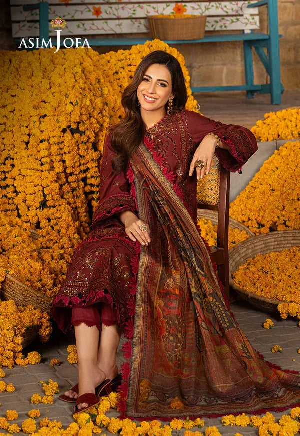 Asim Jofa | Aira Summer Prints | AJAR-29 - Aqsa Fabrics