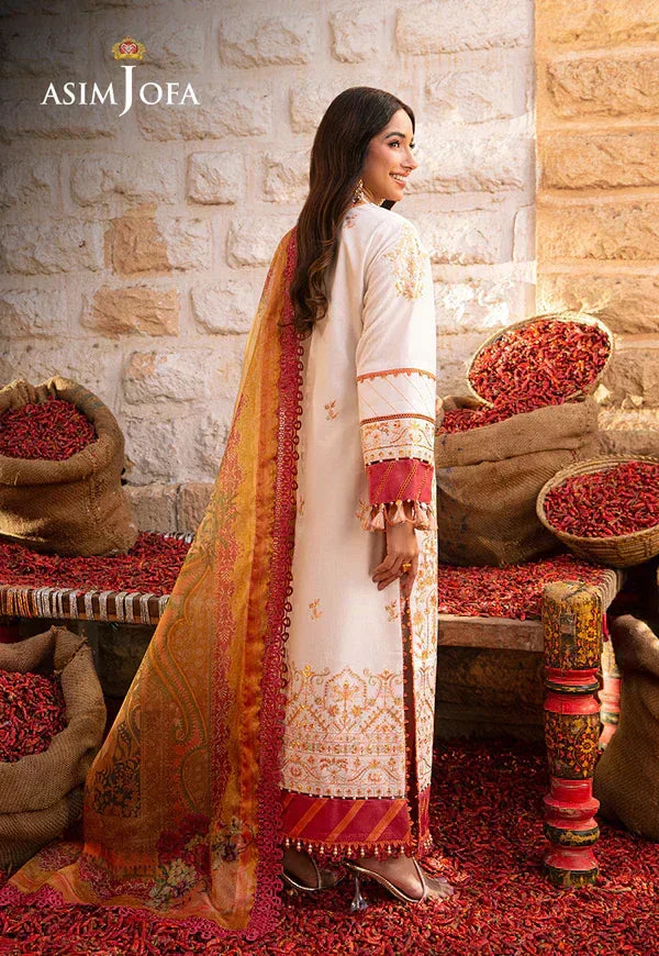 Asim Jofa | Aira Summer Prints | AJAR-30 - Aqsa Fabrics