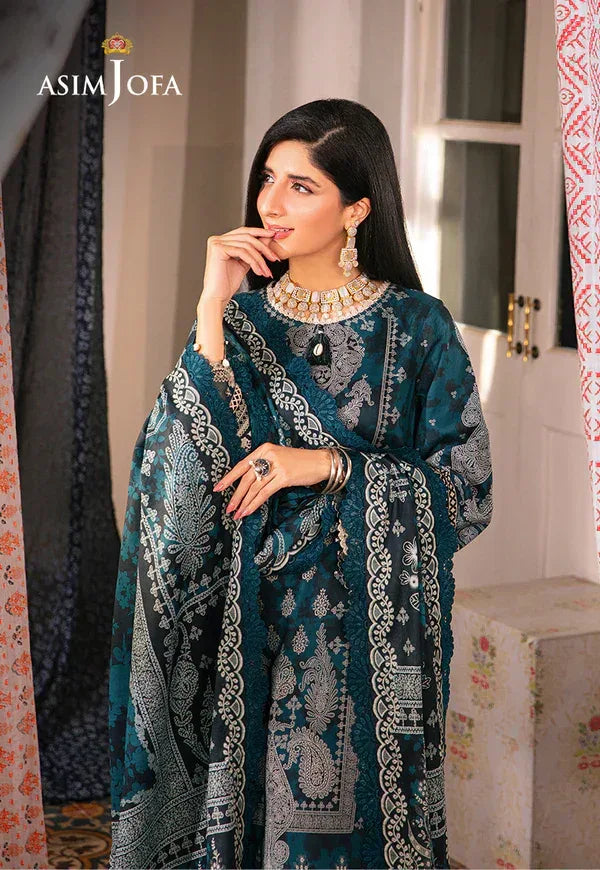 Asim Jofa | Aira Summer Prints | AJAR-25 - Aqsa Fabrics