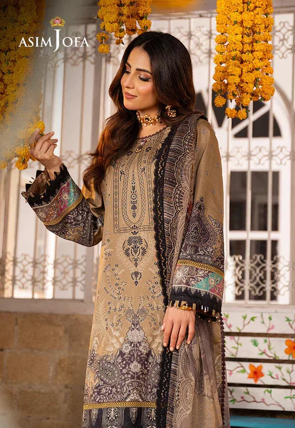 Asim Jofa | Aira Summer Prints | AJAR-16 - Aqsa Fabrics