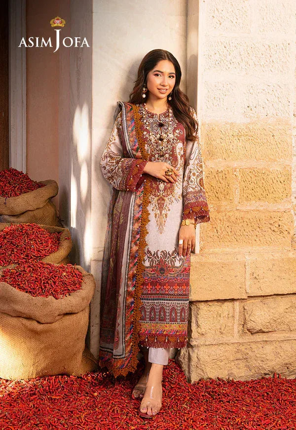 Asim Jofa | Aira Summer Prints | AJAR 06 - Aqsa Fabrics