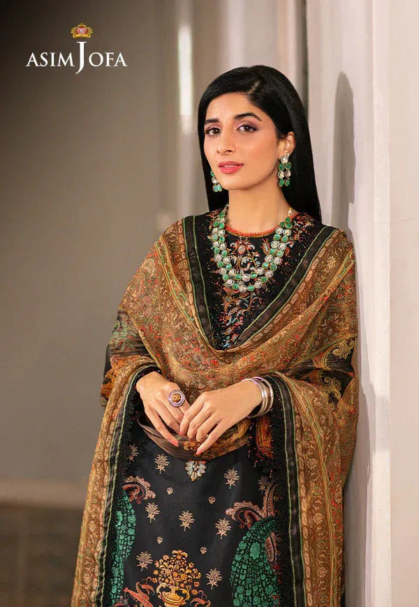Asim Jofa | Aira Summer Prints | AJAR-18 - Aqsa Fabrics