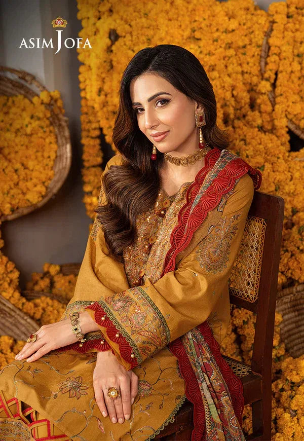 Asim Jofa | Aira Summer Prints | AJAR-28 - Aqsa Fabrics