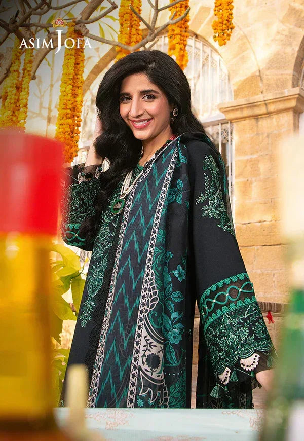 Asim Jofa | Aira Summer Prints | AJAR-32 - Aqsa Fabrics