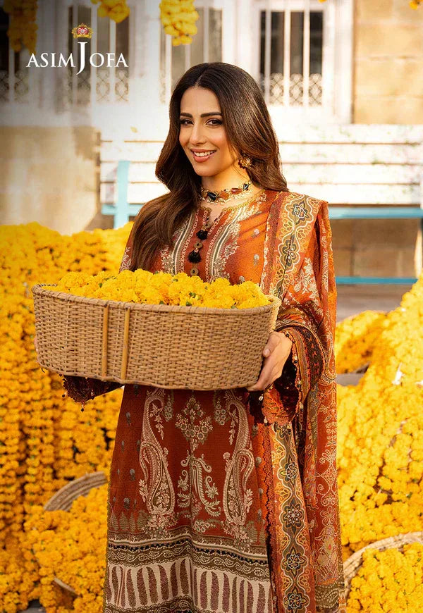 Asim Jofa | Aira Summer Prints | AJAR 03 - Aqsa Fabrics