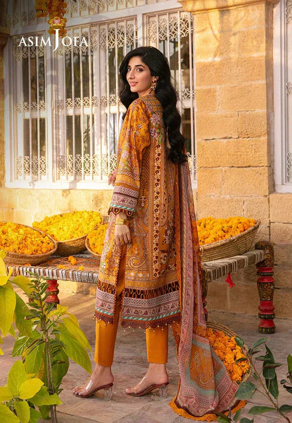 Asim Jofa | Aira Summer Prints | AJAR-15 - Aqsa Fabrics