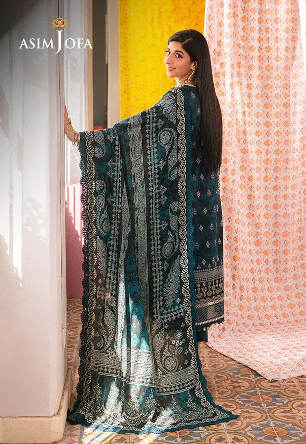 Asim Jofa | Aira Summer Prints | AJAR-25 - Aqsa Fabrics
