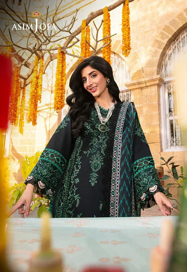 Asim Jofa | Aira Summer Prints | AJAR-32 - Aqsa Fabrics