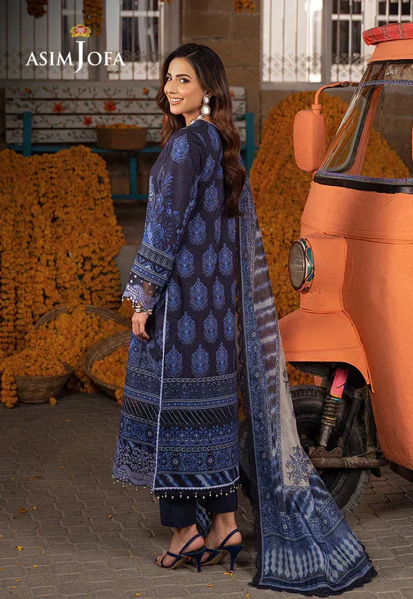 Asim Jofa | Aira Summer Prints | AJAR-09 - Aqsa Fabrics