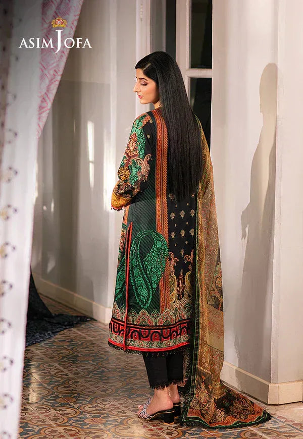 Asim Jofa | Aira Summer Prints | AJAR-18 - Aqsa Fabrics