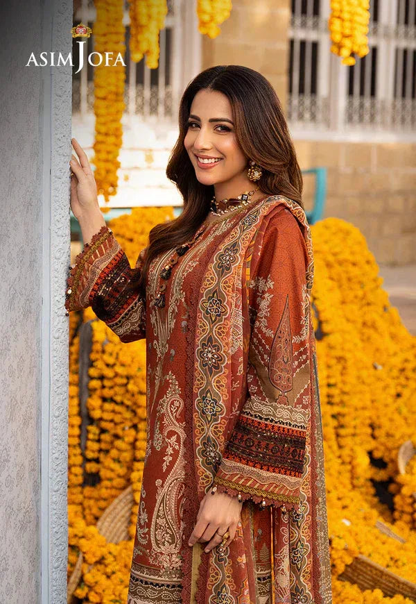 Asim Jofa | Aira Summer Prints | AJAR 03 - Aqsa Fabrics