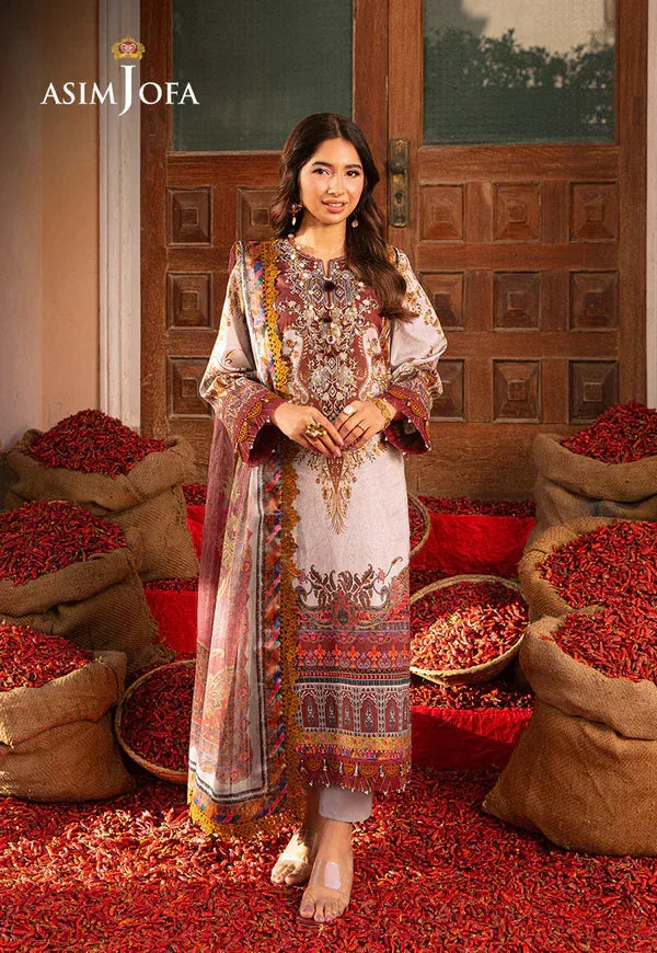 Asim Jofa | Aira Summer Prints | AJAR 06 - Aqsa Fabrics