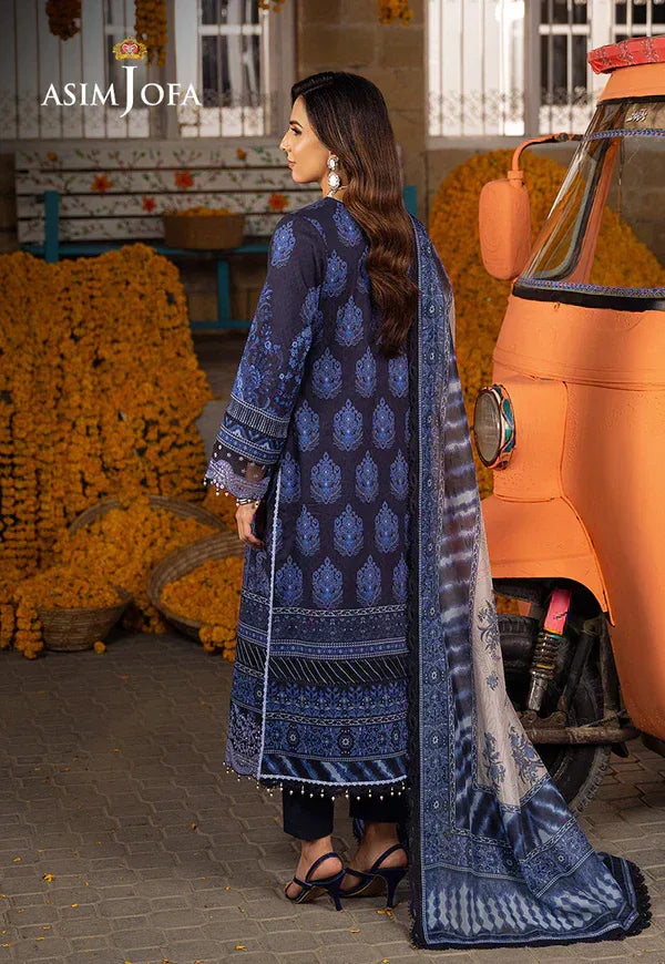 Asim Jofa | Aira Summer Prints | AJAR-09 - Aqsa Fabrics