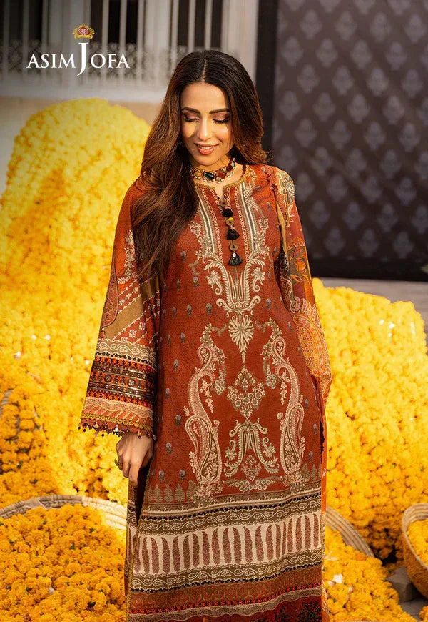 Asim Jofa | Aira Summer Prints | AJAR 03 - Aqsa Fabrics