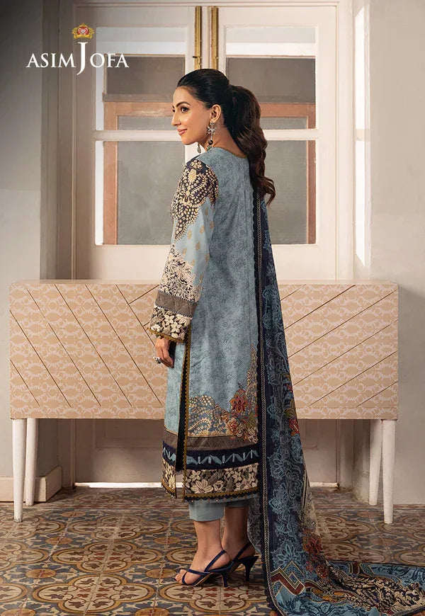 Asim Jofa | Aira Summer Prints | AJAR-27 - Aqsa Fabrics
