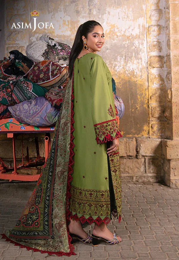 Asim Jofa | Aira Summer Prints | AJAR-33 - Aqsa Fabrics