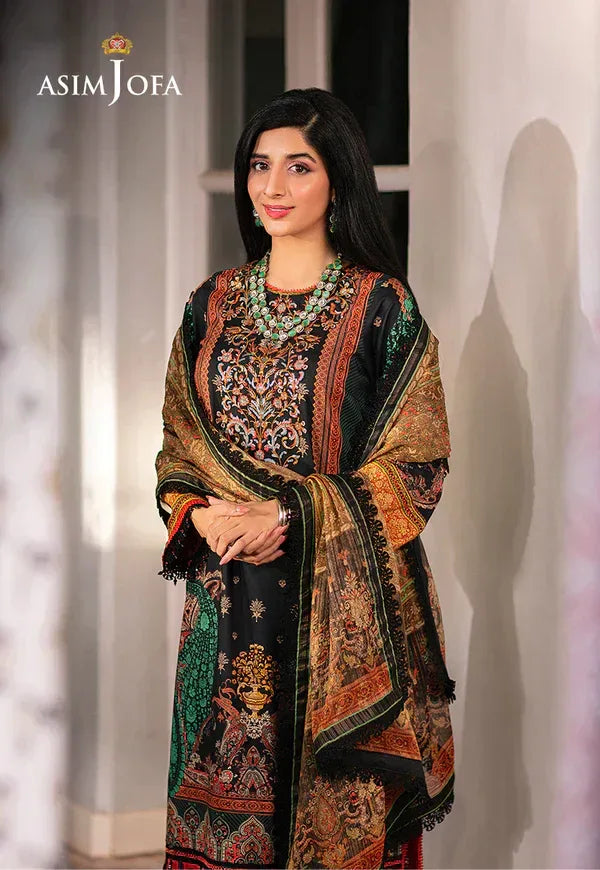 Asim Jofa | Aira Summer Prints | AJAR-18 - Aqsa Fabrics