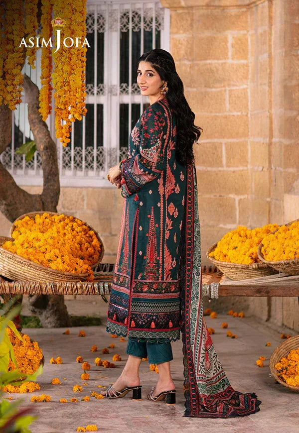 Asim Jofa | Aira Summer Prints | AJAR-13 - Aqsa Fabrics