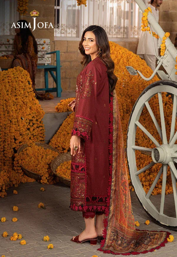 Asim Jofa | Aira Summer Prints | AJAR-29 - Aqsa Fabrics
