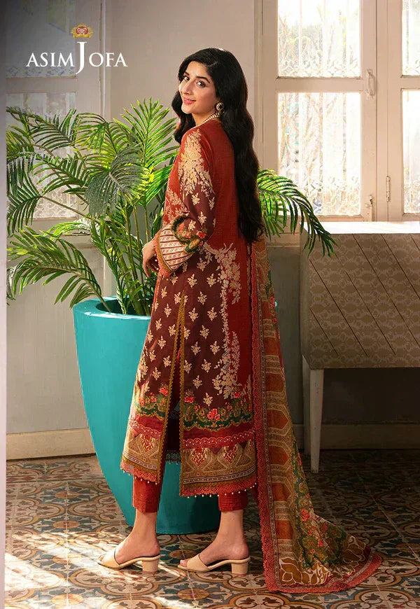 Asim Jofa | Aira Summer Prints | AJAR-14 - Aqsa Fabrics