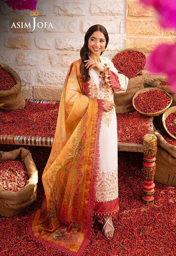 Asim Jofa | Aira Summer Prints | AJAR-30 - Aqsa Fabrics