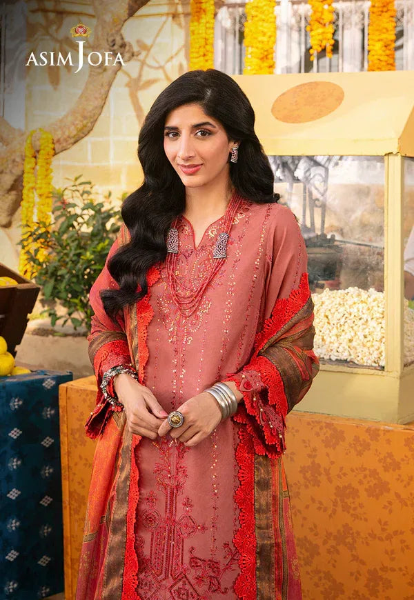 Asim Jofa | Aira Summer Prints | AJAR-35 - Aqsa Fabrics
