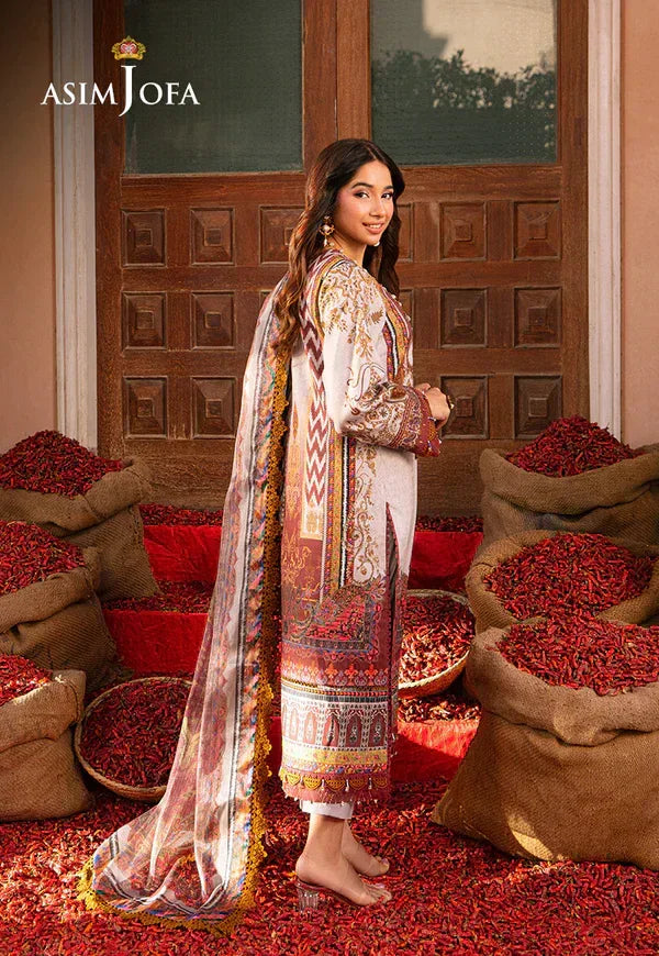 Asim Jofa | Aira Summer Prints | AJAR 06 - Aqsa Fabrics