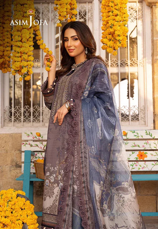 Asim Jofa | Aira Summer Prints | AJAR 07 - Aqsa Fabrics
