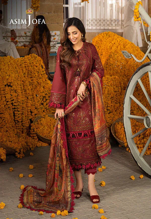 Asim Jofa | Aira Summer Prints | AJAR-29 - Aqsa Fabrics