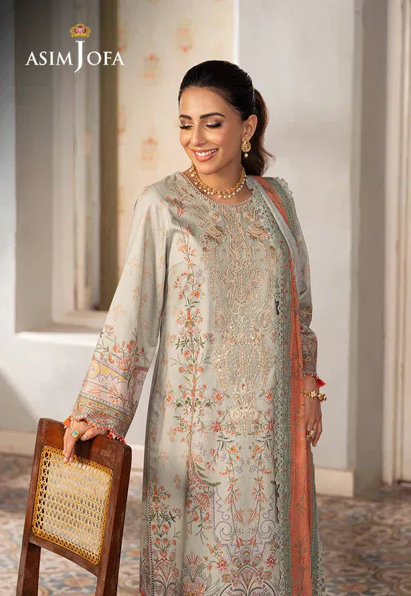 Asim Jofa | Aira Summer Prints | AJAR 02 - Aqsa Fabrics