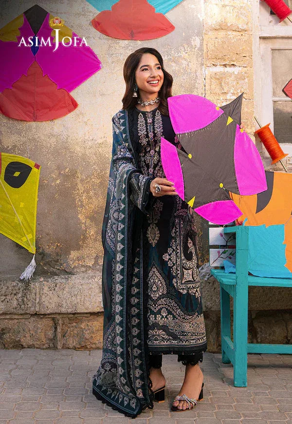 Asim Jofa | Aira Summer Prints | AJAR 10 - Aqsa Fabrics