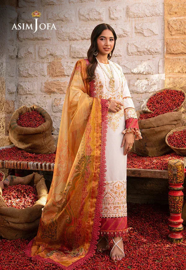 Asim Jofa | Aira Summer Prints | AJAR-30 - Aqsa Fabrics