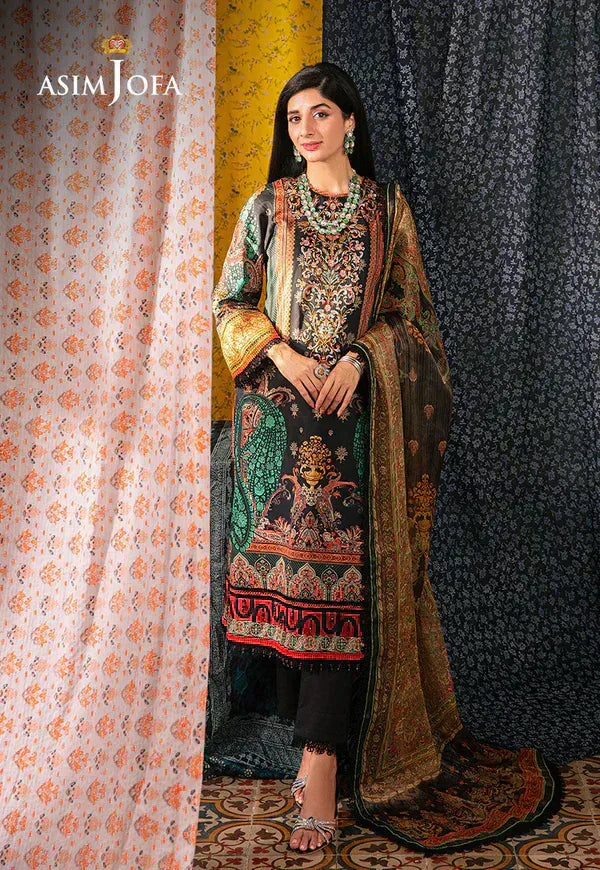 Asim Jofa | Aira Summer Prints | AJAR-18 - Aqsa Fabrics