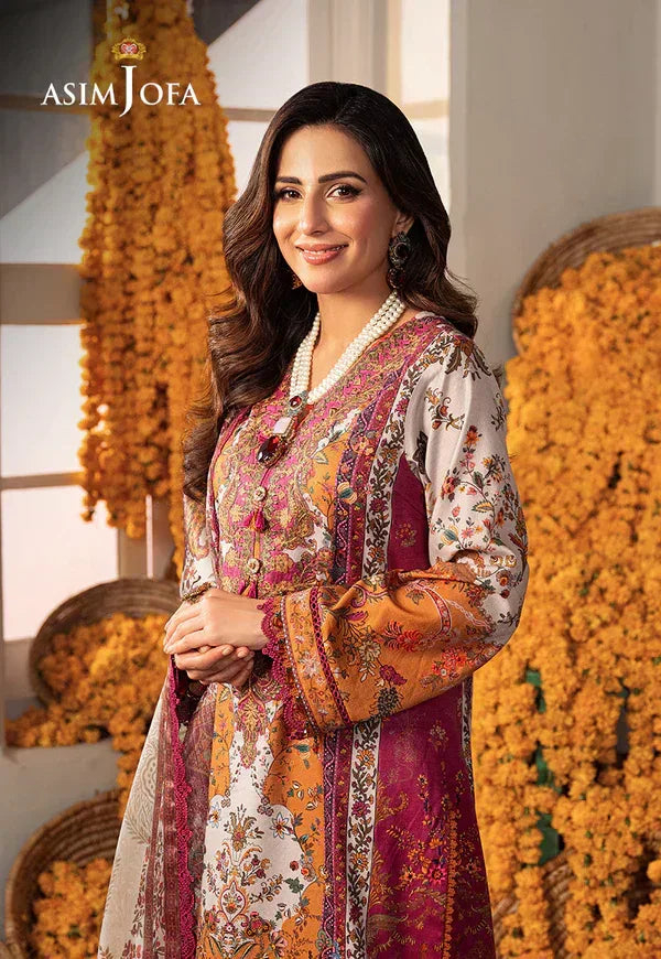 Asim Jofa | Aira Summer Prints | AJAR-04 - Aqsa Fabrics