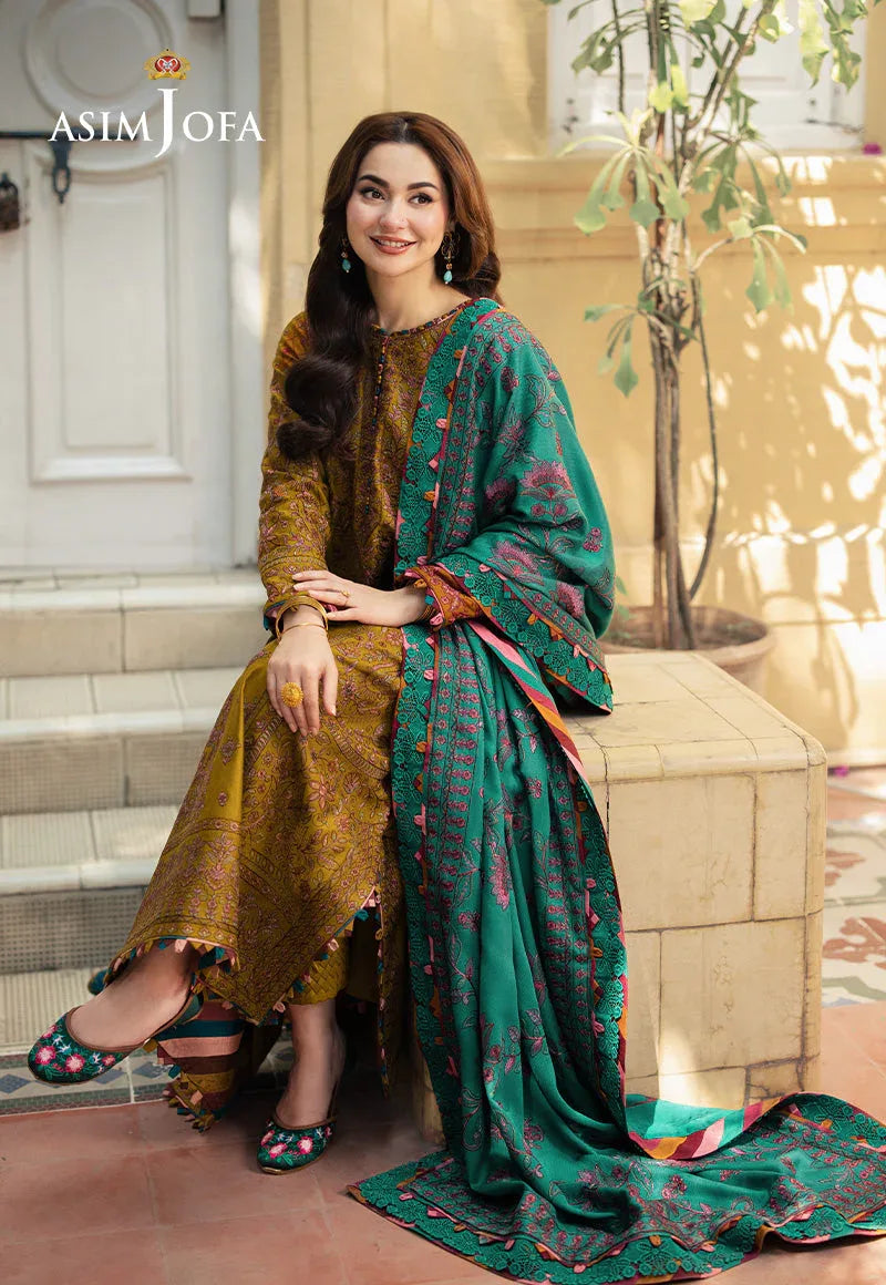 Asim Jofa | Pashmina Shawl 24 | AJKI-04 - Aqsa Fabrics