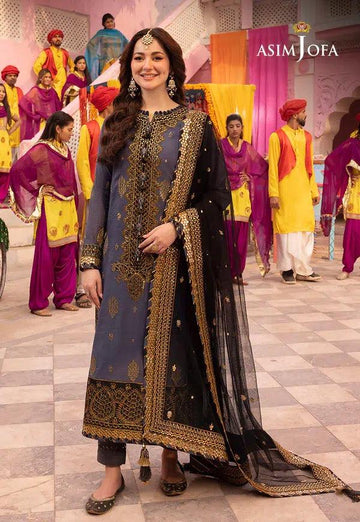 Asim Jofa | Dastaan Collection 24 | AJDA-10 - Aqsa Fabrics
